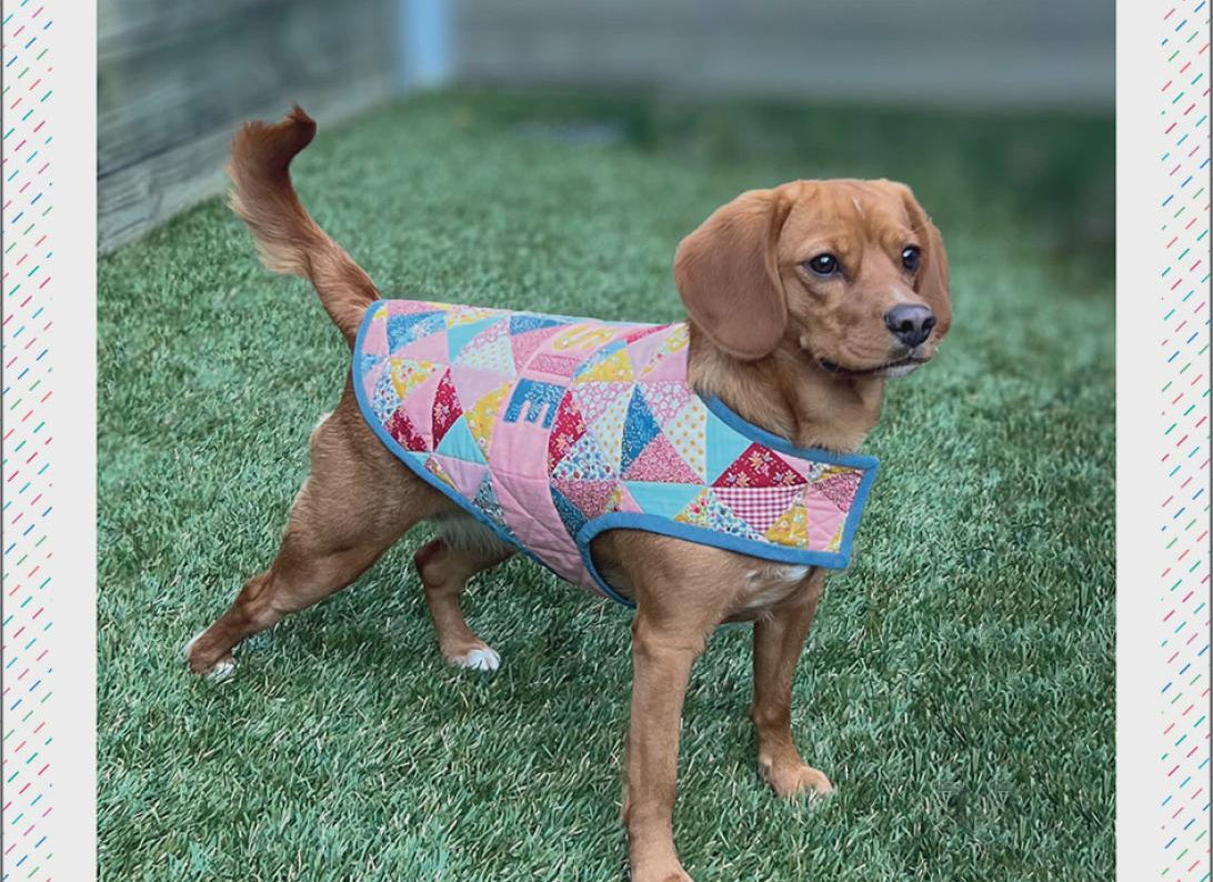 Patchwork Pooch Dog Coat Pattern by Melly & Me