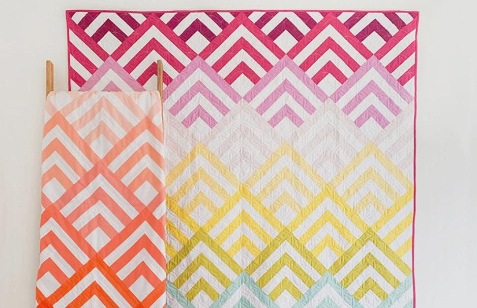 Cabin Peaks Quilt Pattern by Cotton and Joy