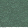 Evergreen Wishes Text in Green - 1/2 Yard Increments, Cut Continuously - by Traci Reed for Riley Blake Designs