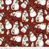 Northern Christmas Snowmen in Red - 1/2 Yard Increments, Cut Continuously - by Teresa Kogut for Riley Blake Designs