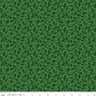 Poinsettias at Christmas Holly in Green- 1/2 Yard Increments, Cut Continuously - by Jennifer Bosworth for Riley Blake Designs