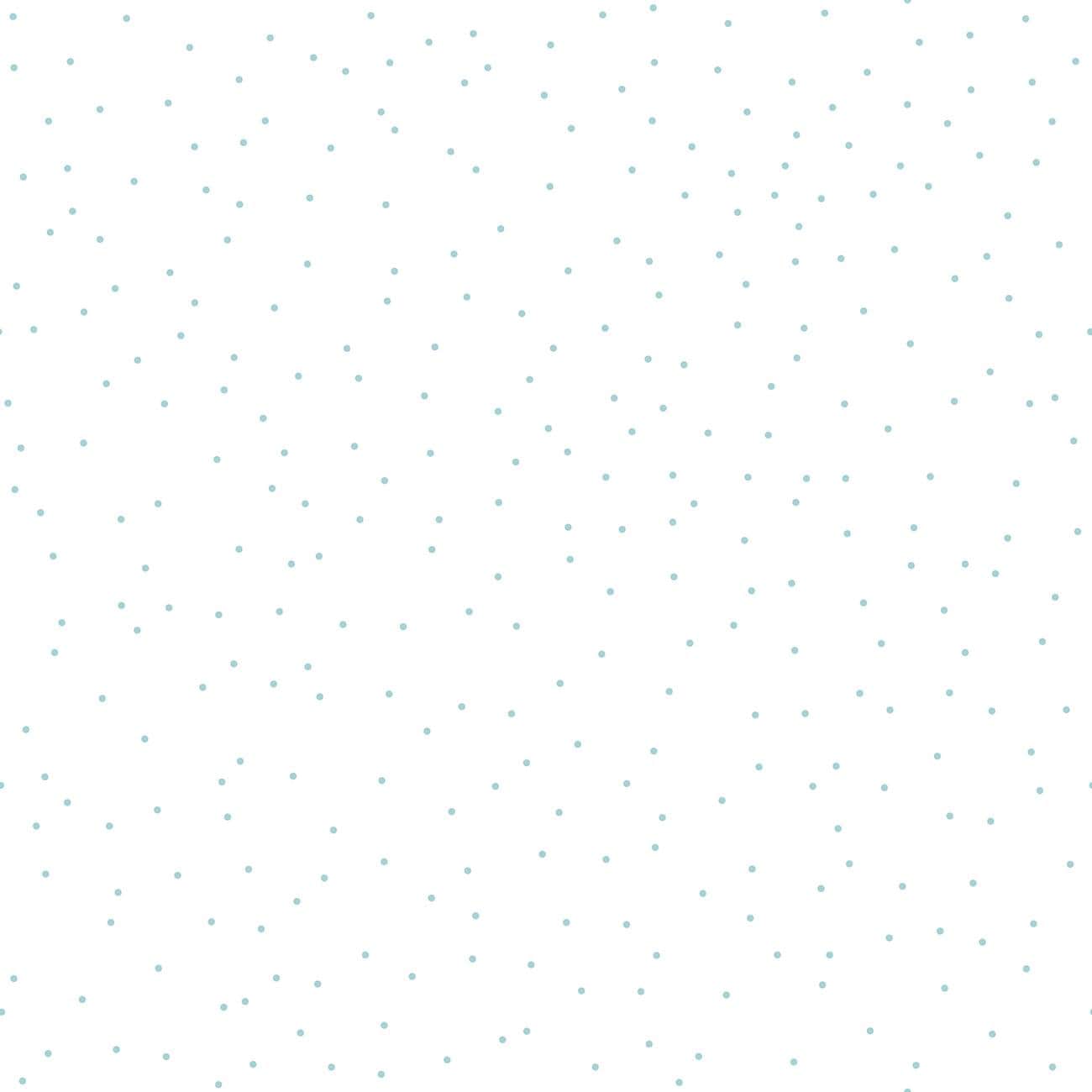 Aqua Pin Dot on White - 1/2 Yard Increments, Cut Continuously - by Riley Blake Designs