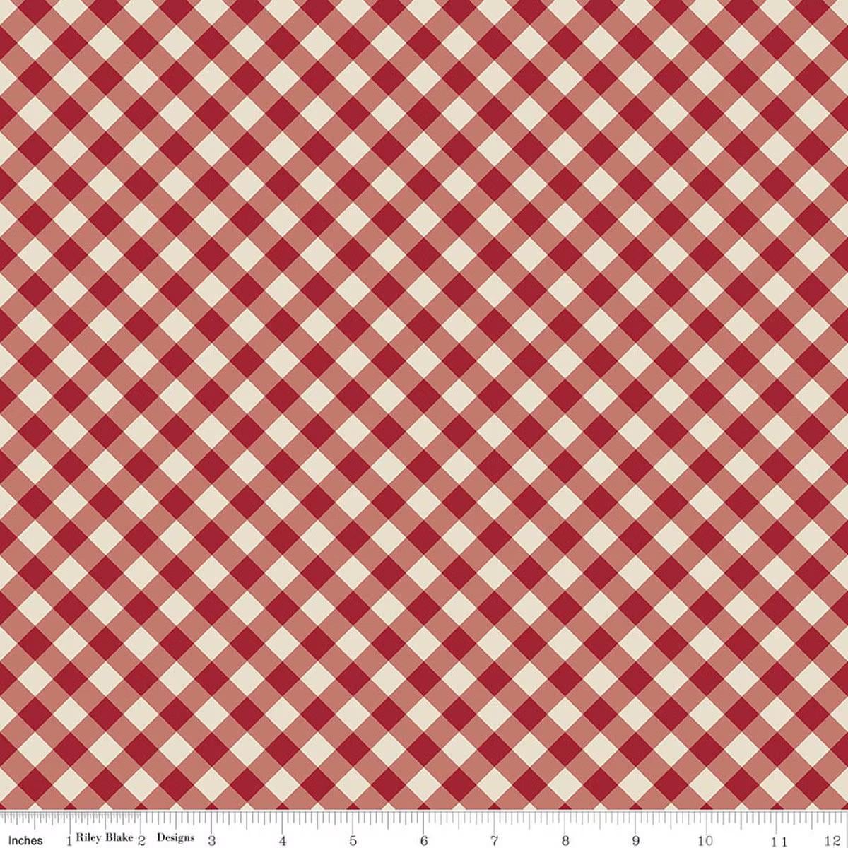 Christmas Time Plaid in Linen- 1/2 Yard Increments, Cut Continuously - by Dani Mogstad for Riley Blake Designs