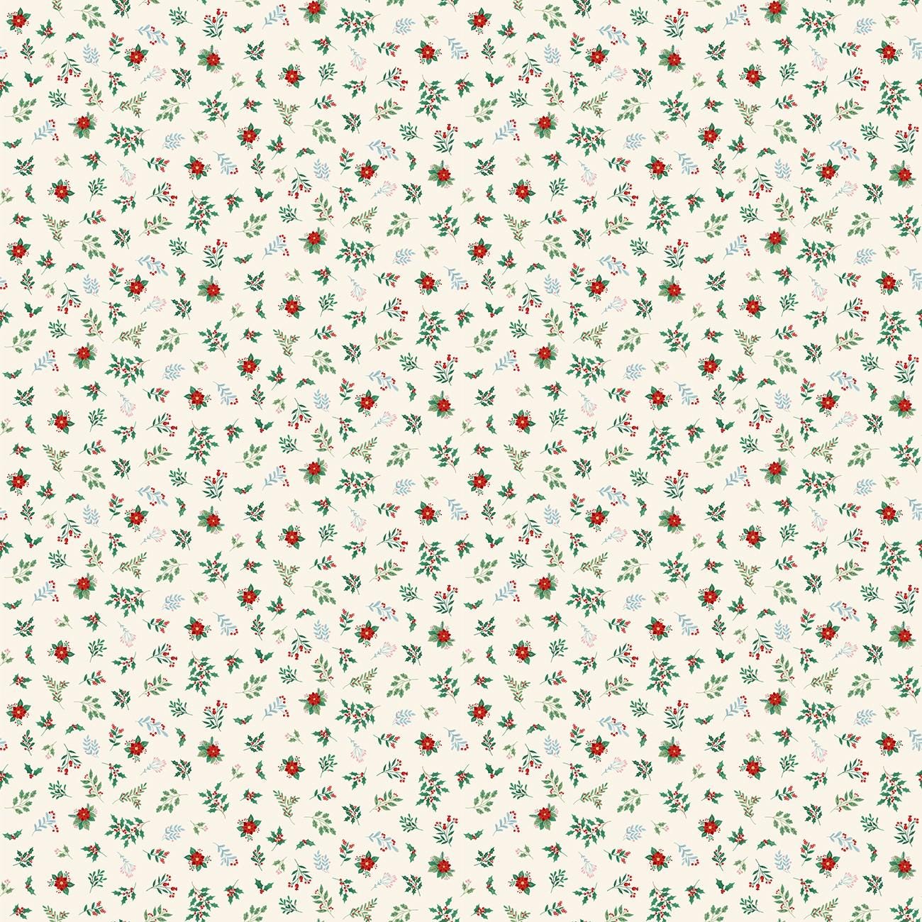 The Nutcracker Fairytale in Cream- 1/2 Yard Increments, Cut Continuously - by Makower UK Collection for Andover Fabrics