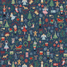 The Nutcracker Fairytale in Blue- 1/2 Yard Increments, Cut Continuously - by Makower UK Collection for Andover Fabrics