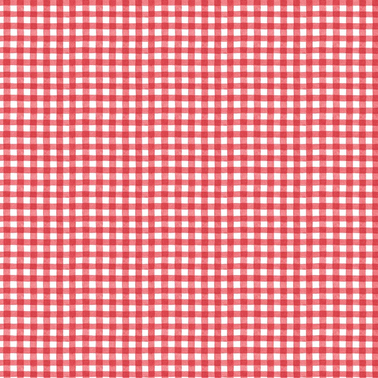 Country Blue Gingham in Red and White- 1/2 Yard Increments, Cut Continuously - by Susan Winget Collection for Wilmington Prints