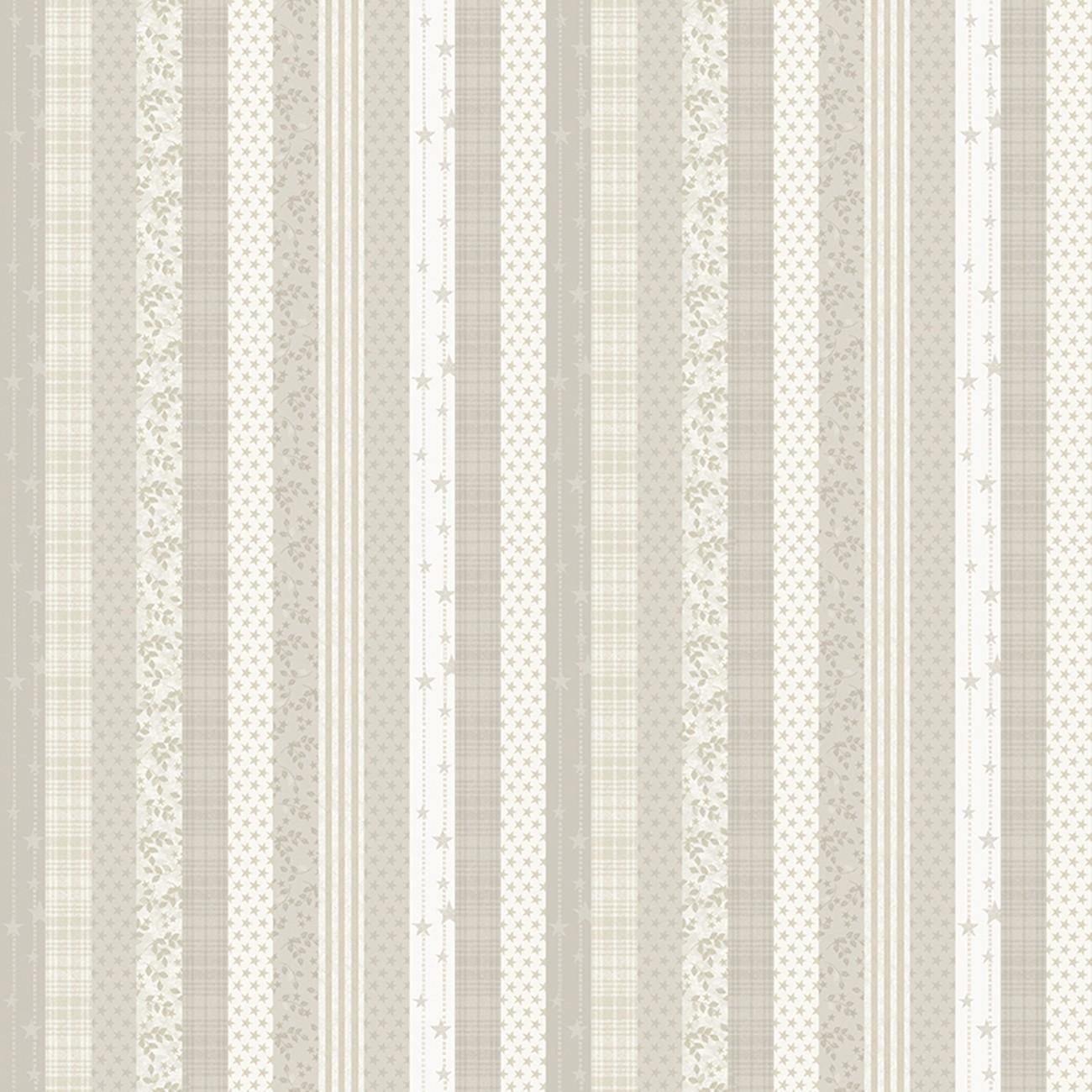 American Valor Patriotic Stripe in Natural - 1/2 Yard Increments, Cut Continuously - by Cheryl Haynes Collection for Benartex Fabrics