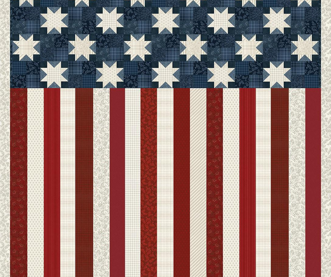American Valor Panel 36" x 44" - by Cheryl Haynes Collection for Benartex Fabrics