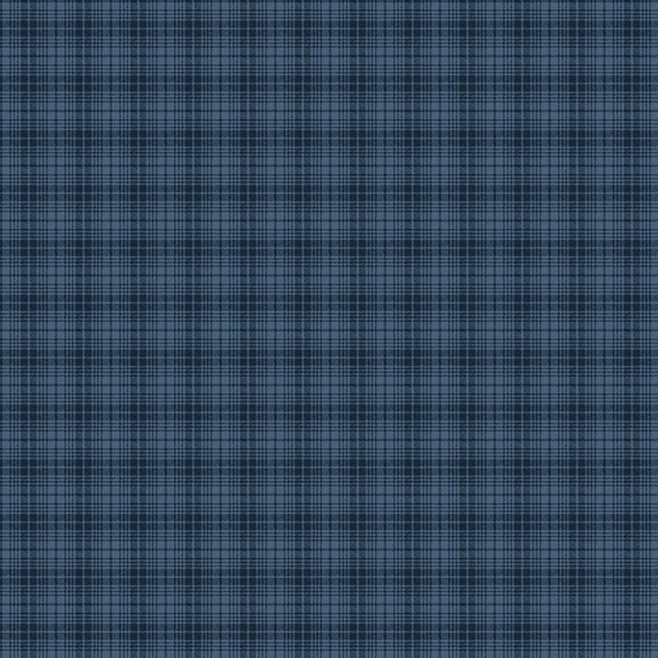 American Valor Tonal Plaid in Navy - 1/2 Yard Increments, Cut Continuously - by Cheryl Haynes Collection for Benartex Fabrics