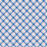 Country Blue Diagonal Plaid in Dark Blue and White- 1/2 Yard Increments, Cut Continuously - by Susan Winget Collection for Wilmington Prints