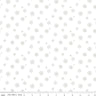 Christmas Wishes Snowflakes in White on White - 1/2 Yard Increments, Cut Continuously - by Riley Blake Designs
