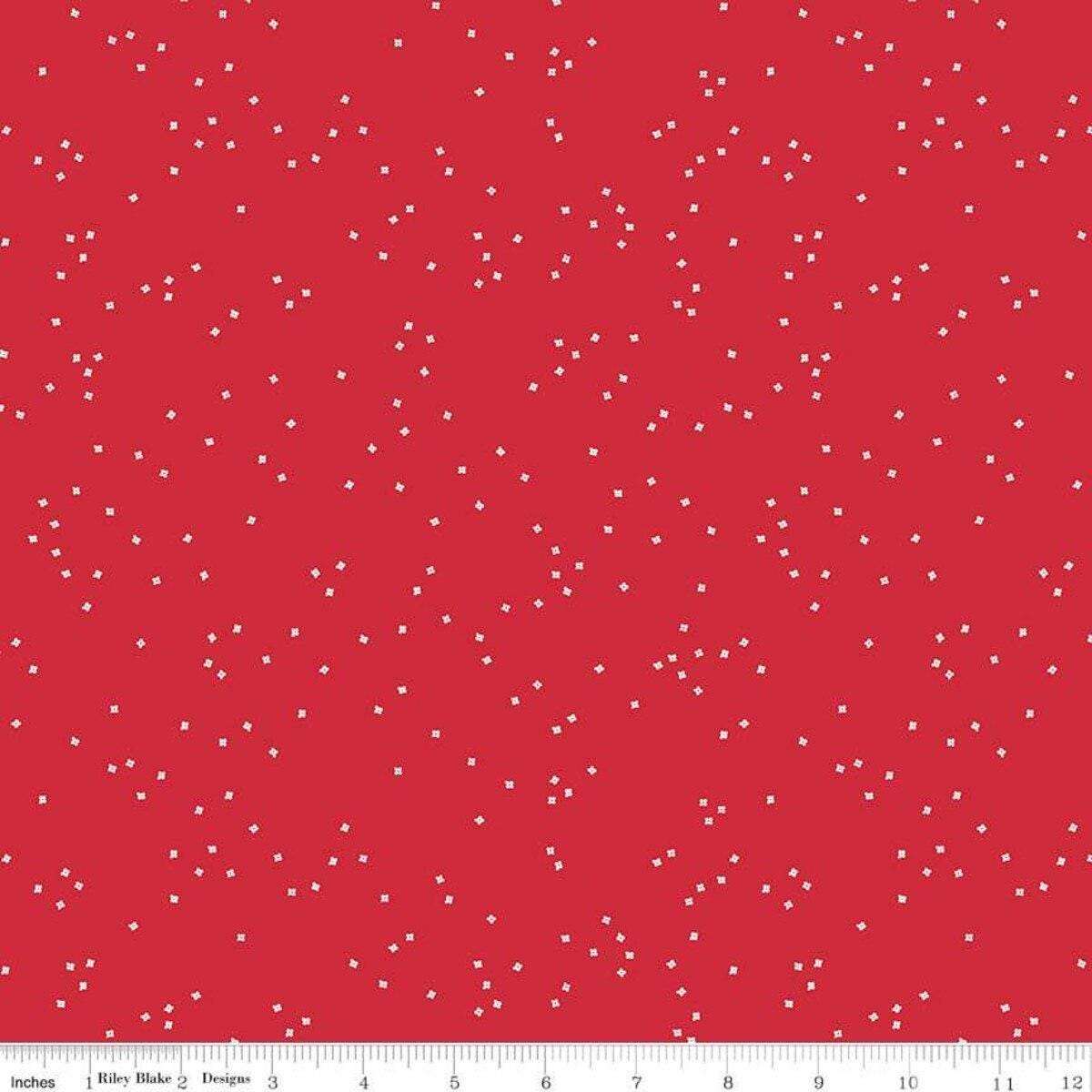 Red Blossom - 1/2 Yard Increments, Cut Continuously - by Christopher Thompson for Riley Blake Designs