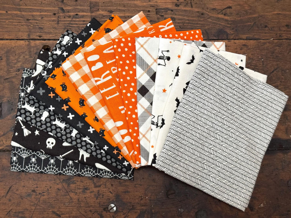 12 pc Halloween Curated Fat Quarter Bundle