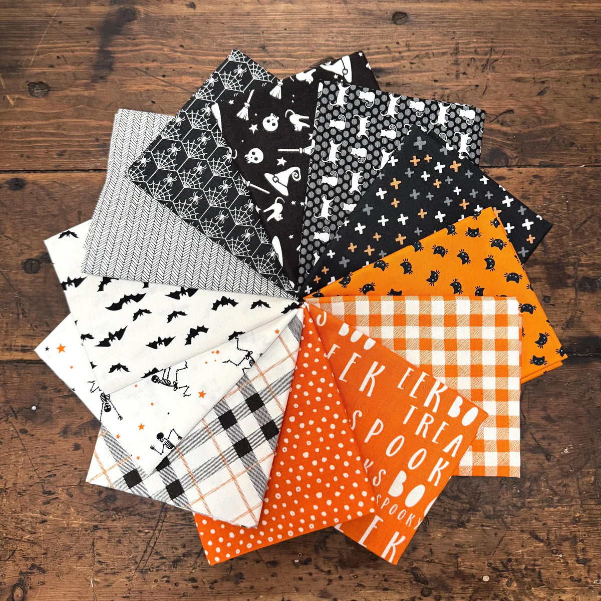 12 pc Halloween Curated Fat Quarter Bundle