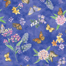 2026 All Illinois Shop Hop Fabric Butterfly Meadow in Blue - 1/2 Yard Increments, Cut Continuously - by Benartex Fabrics