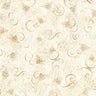 Sunflower Serenade Bee & Scroll Tonal in Oatmeal- 1/2 Yard Increments, Cut Continuously - by Morris Creative Group for QT Fabrics