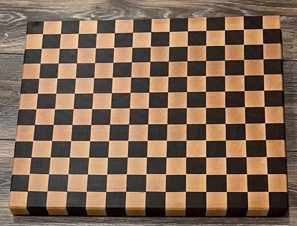 Walnut & Sugar Maple Checkered End Grain Cutting Boards